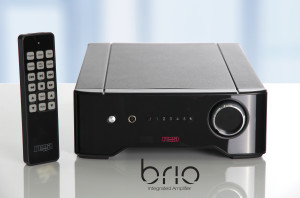 Brio with remote and text